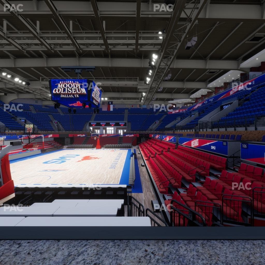 Moody Coliseum - Section Loge 20 Seat View