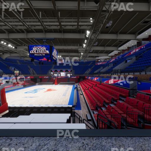 Moody Coliseum - Section Loge 20 Seat View