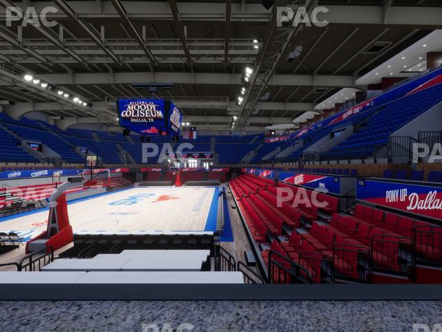 Moody Coliseum - Section Loge 20 Seat View Moody Coliseum - Section Loge 20 Seat View