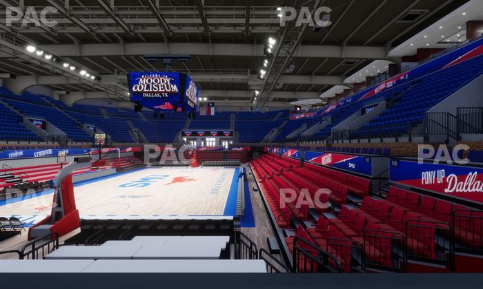 Moody Coliseum - Section Loge 20 Seat View