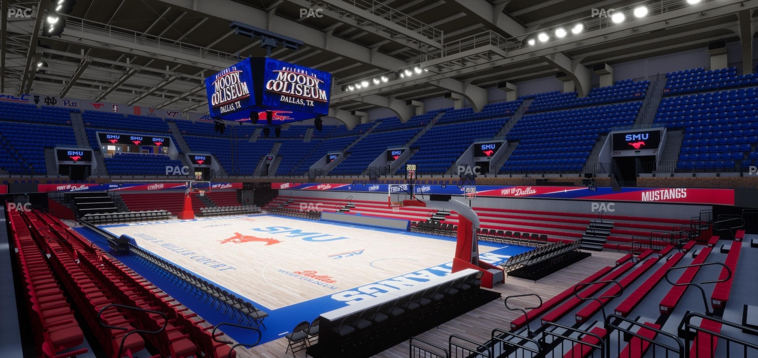 Moody Coliseum - Section Loge 3 Seat View