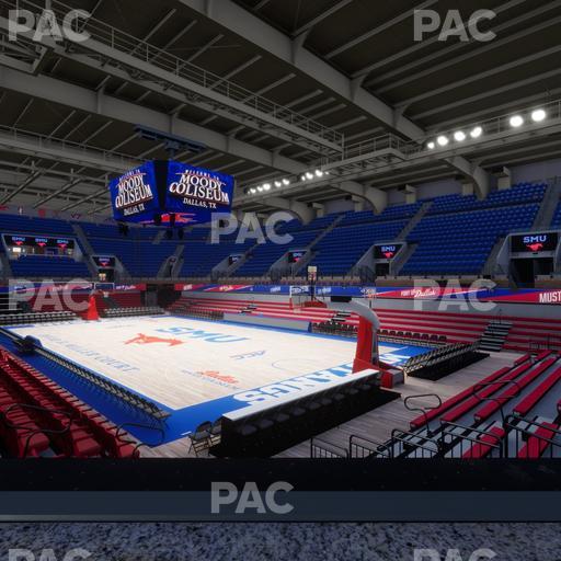 Moody Coliseum - Section Loge 3 Seat View