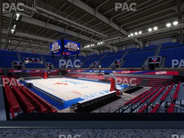 Moody Coliseum - Section Loge 3 Seat View