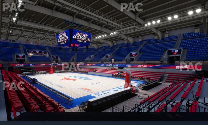 Moody Coliseum - Section Loge 3 Seat View