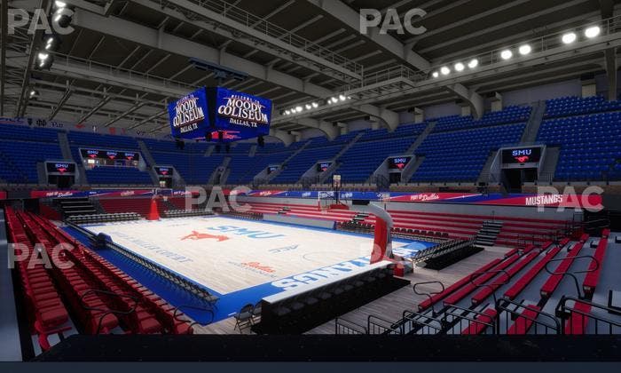 Moody Coliseum - Section Loge 3 Seat View