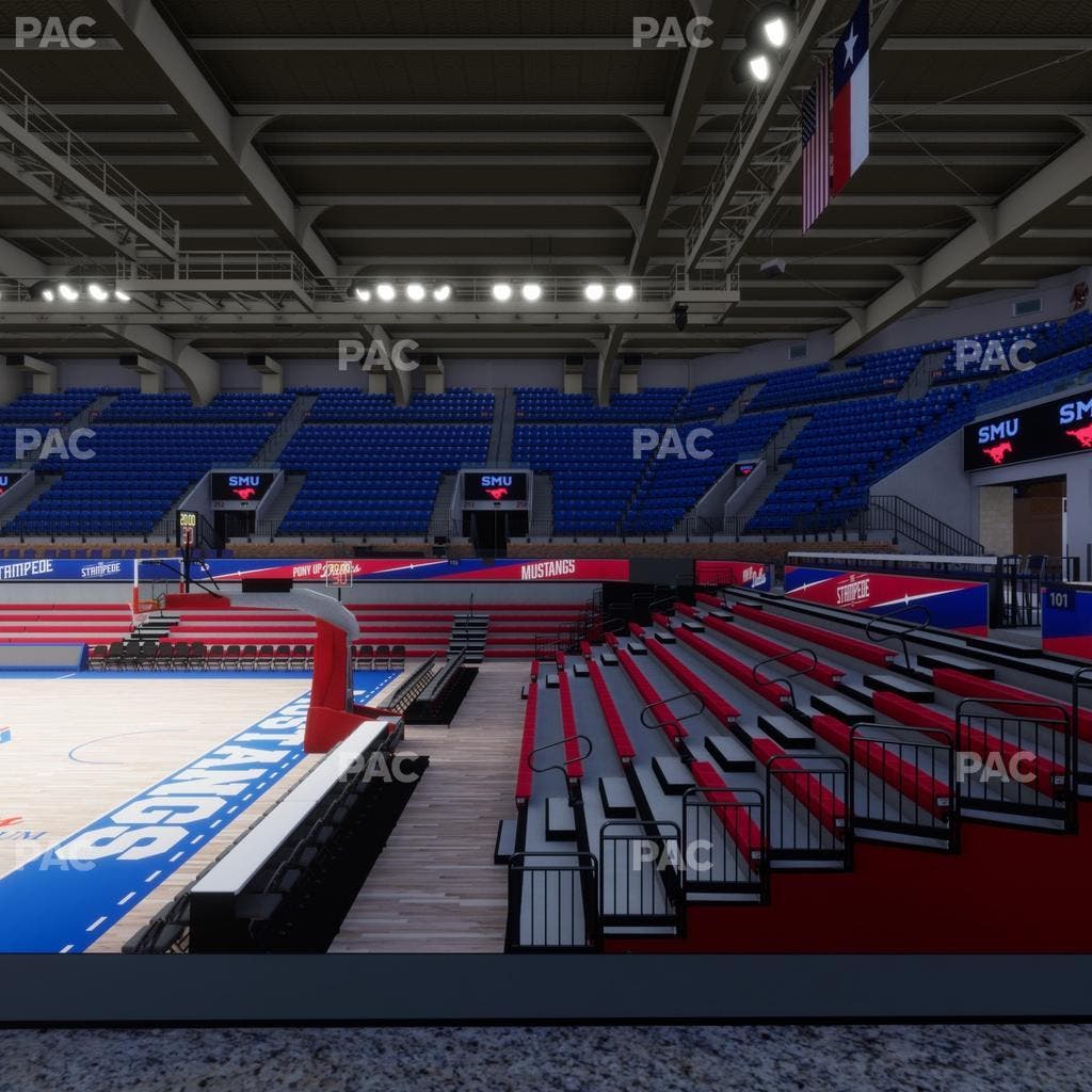 Moody Coliseum - Section Loge 4 Seat View