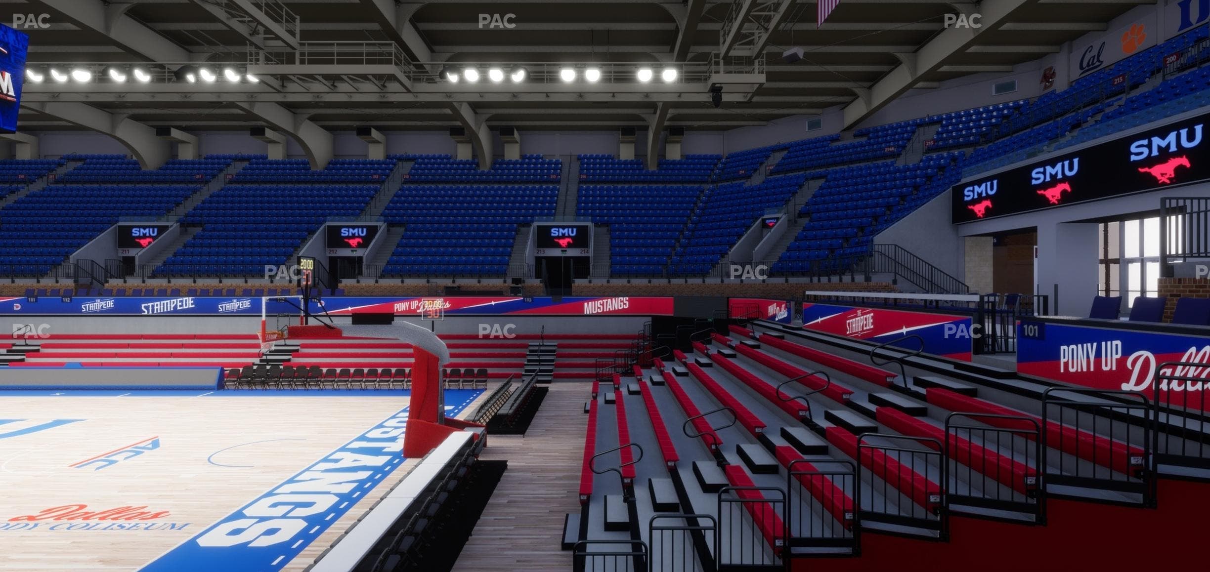Moody Coliseum - Section Loge 4 Seat View