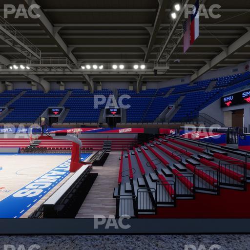 Moody Coliseum - Section Loge 4 Seat View