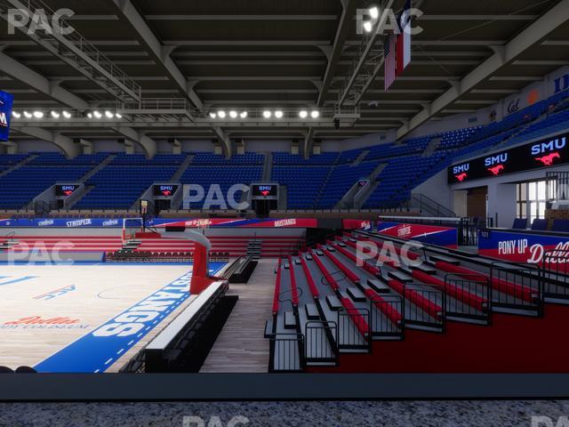 Moody Coliseum - Section Loge 4 Seat View Moody Coliseum - Section Loge 4 Seat View