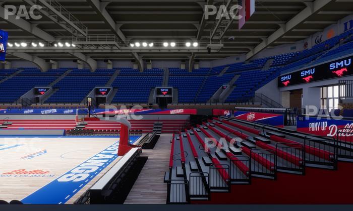 Moody Coliseum - Section Loge 4 Seat View