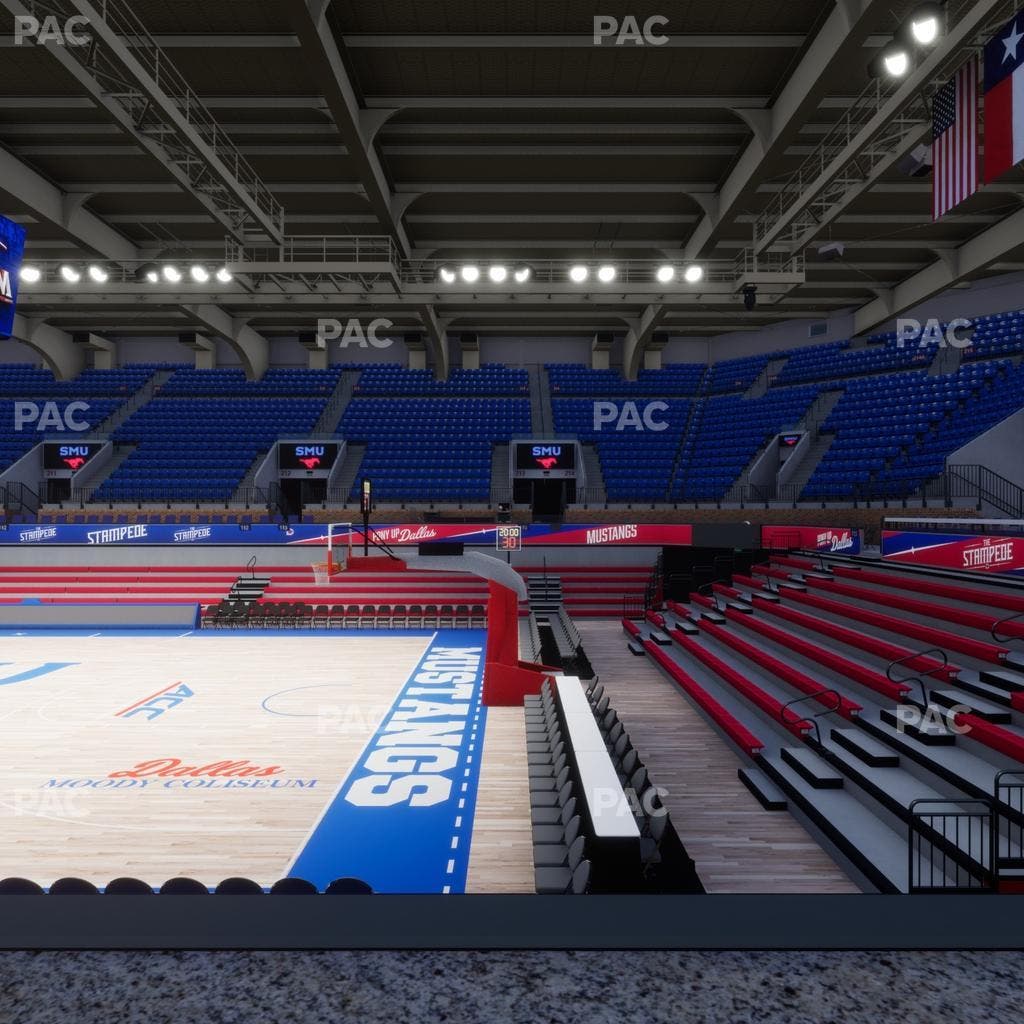 Moody Coliseum - Section Loge 5 Seat View
