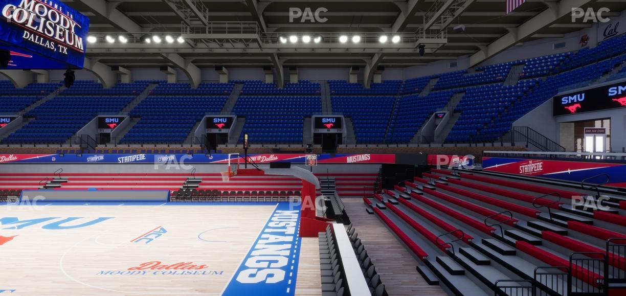 Moody Coliseum - Section Loge 5 Seat View