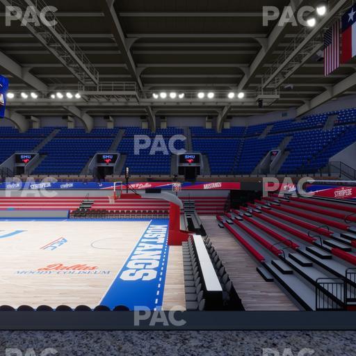 Moody Coliseum - Section Loge 5 Seat View