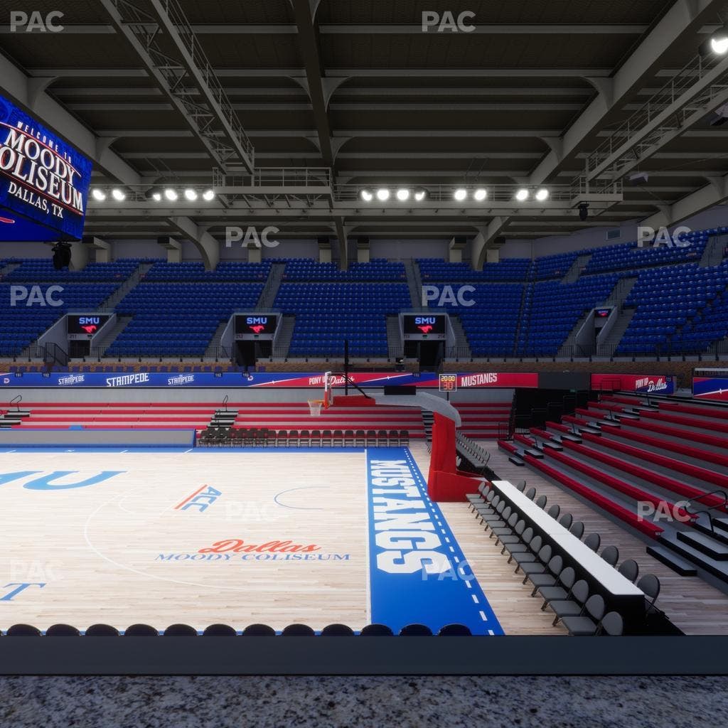 Moody Coliseum - Section Loge 6 Seat View