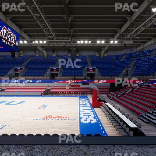 Moody Coliseum - Section Loge 6 Seat View