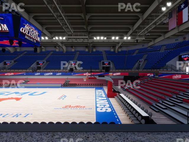 Moody Coliseum - Section Loge 6 Seat View Moody Coliseum - Section Loge 6 Seat View