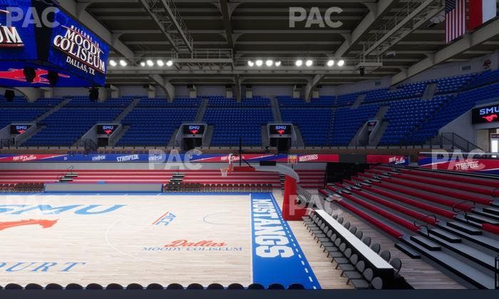 Moody Coliseum - Section Loge 6 Seat View