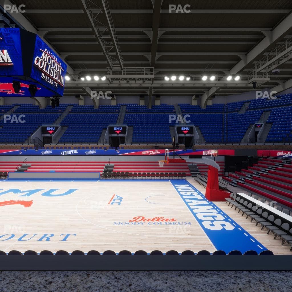 Moody Coliseum - Section Loge 7 Seat View