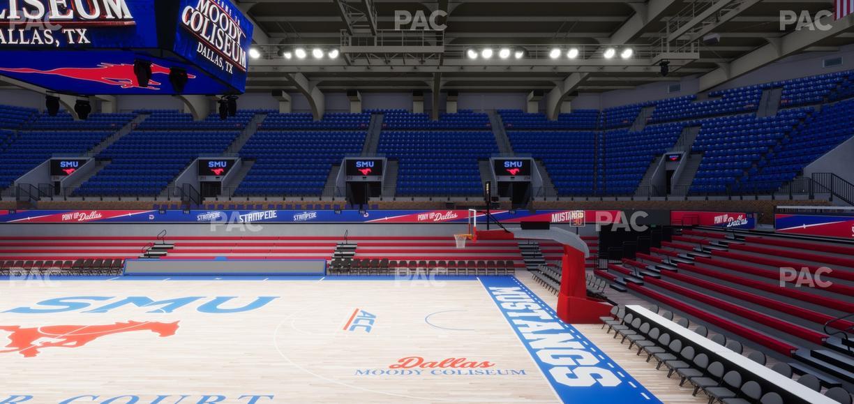 Moody Coliseum - Section Loge 7 Seat View