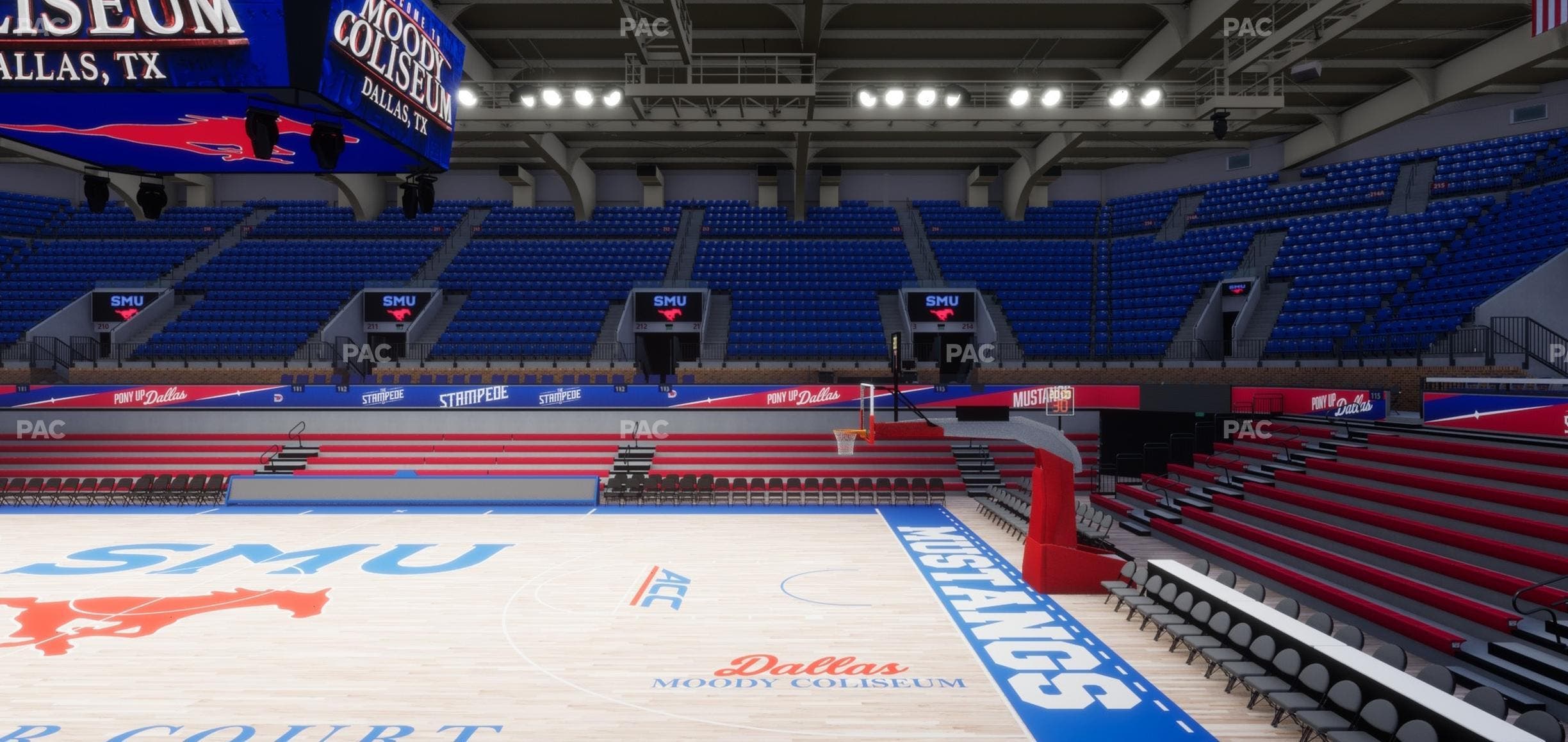 Moody Coliseum - Section Loge 7 Seat View