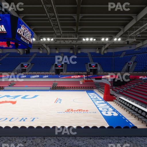 Moody Coliseum - Section Loge 7 Seat View