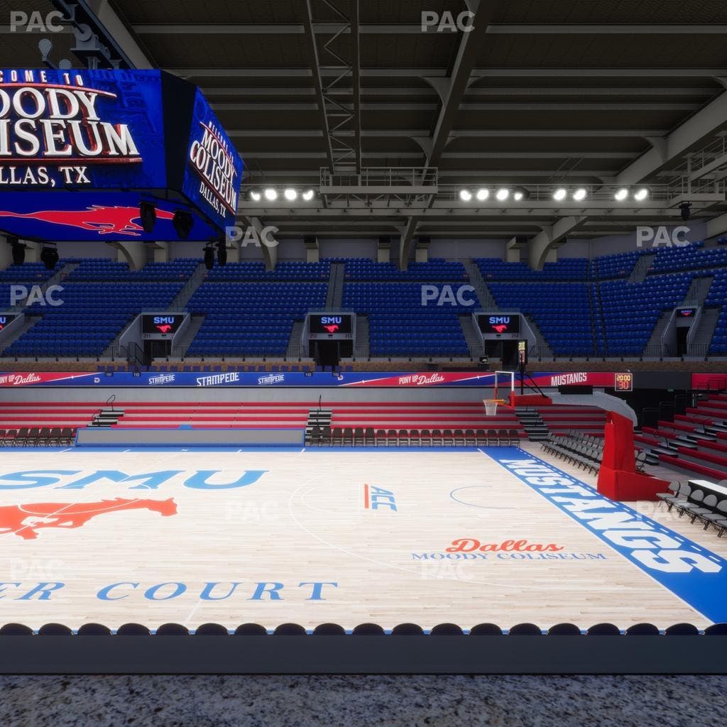 Moody Coliseum - Section Loge 8 Seat View