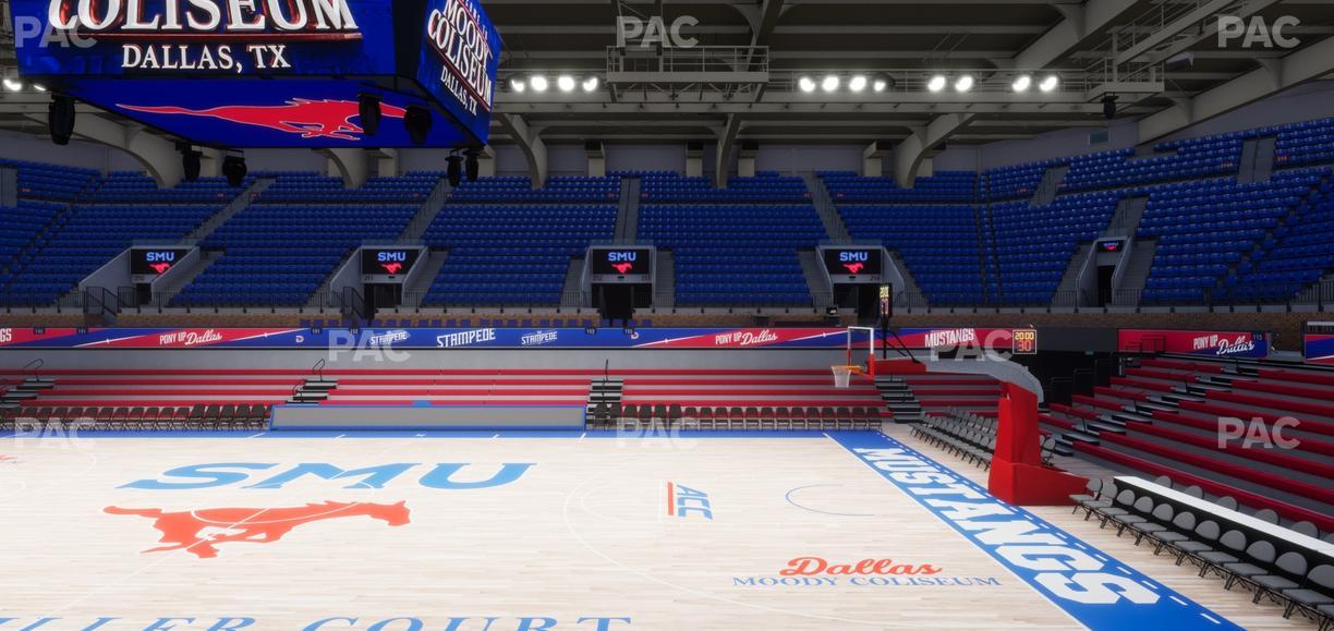 Moody Coliseum - Section Loge 8 Seat View