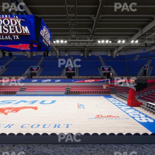 Moody Coliseum - Section Loge 8 Seat View