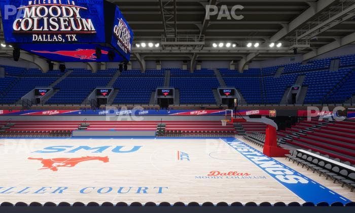 Moody Coliseum - Section Loge 8 Seat View