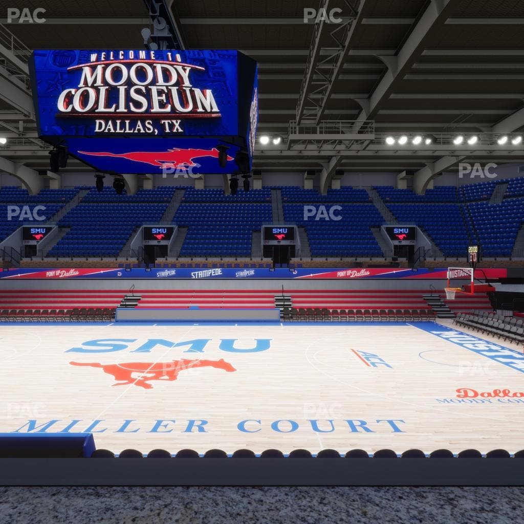 Moody Coliseum - Section Loge 9 Seat View