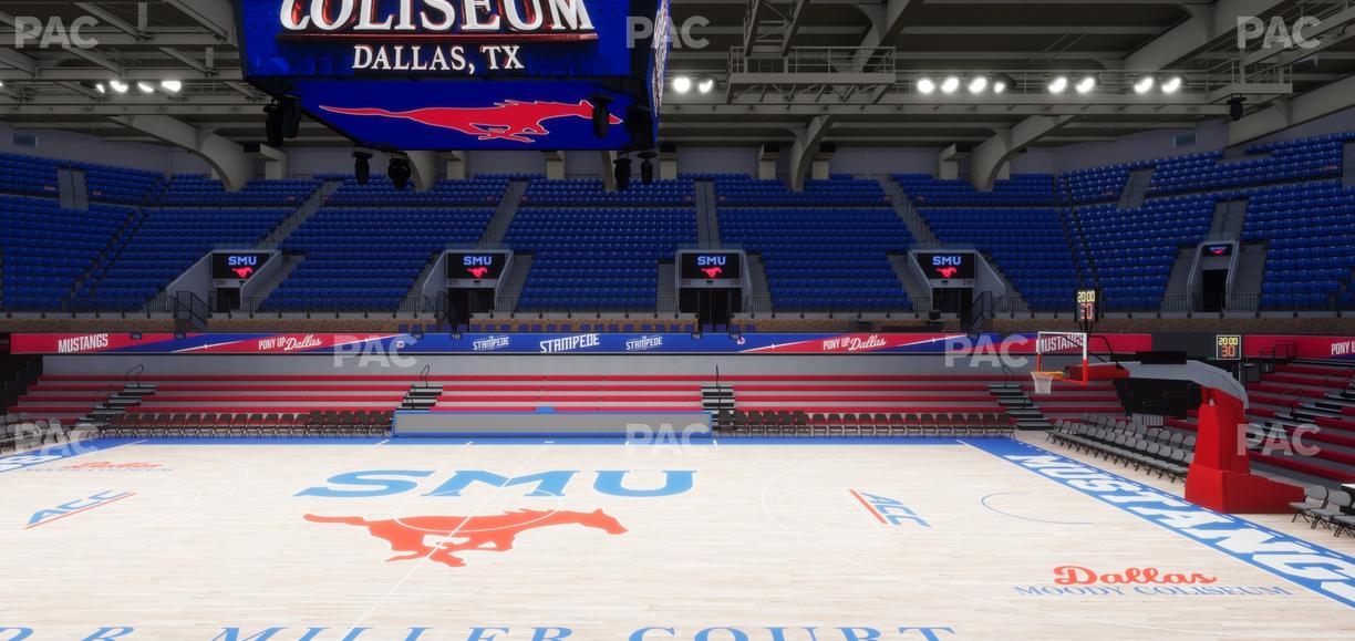 Moody Coliseum - Section Loge 9 Seat View
