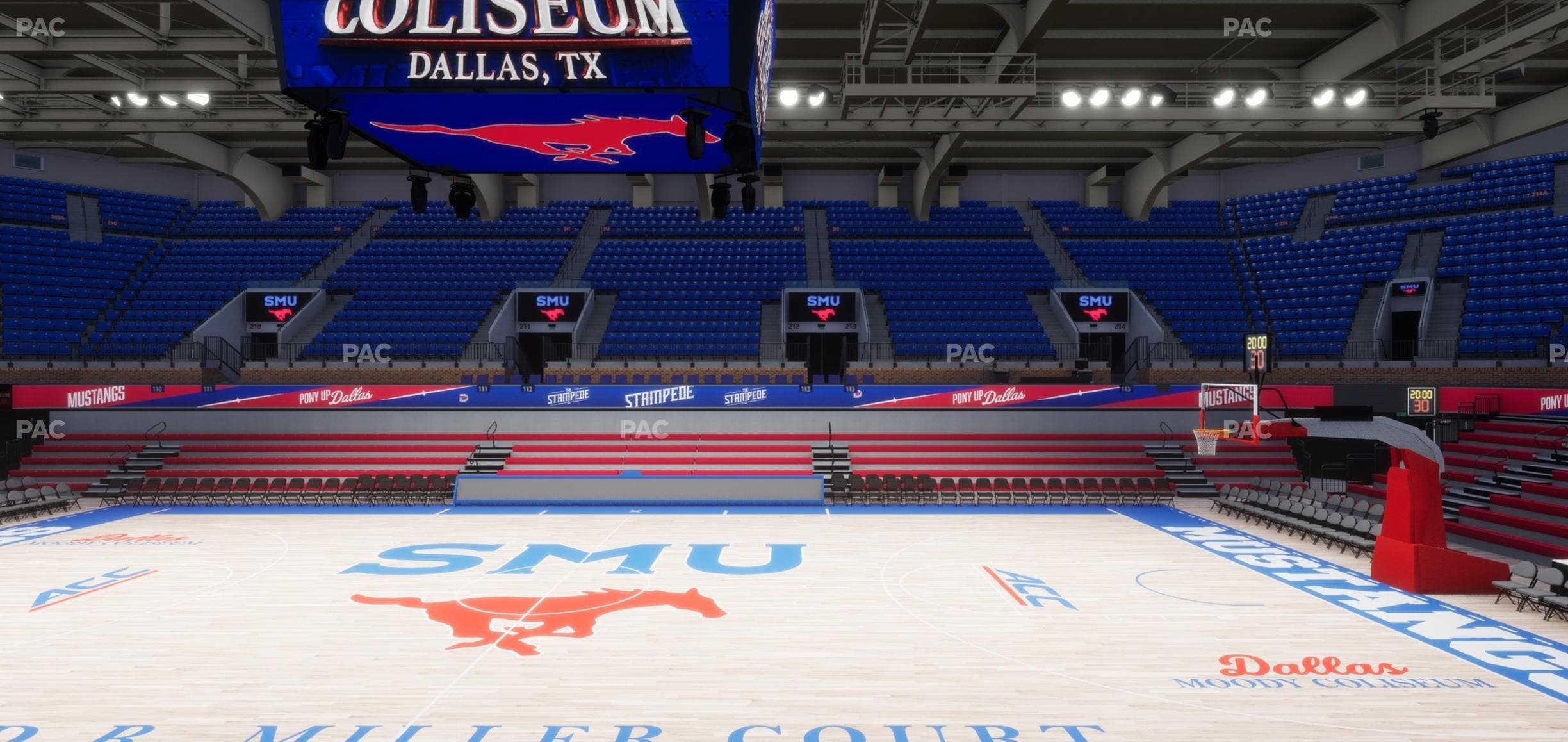 Moody Coliseum - Section Loge 9 Seat View