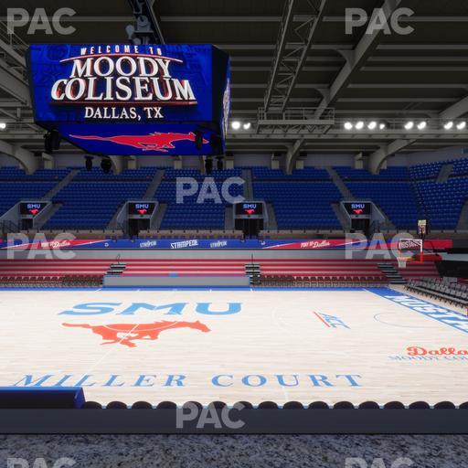 Moody Coliseum - Section Loge 9 Seat View