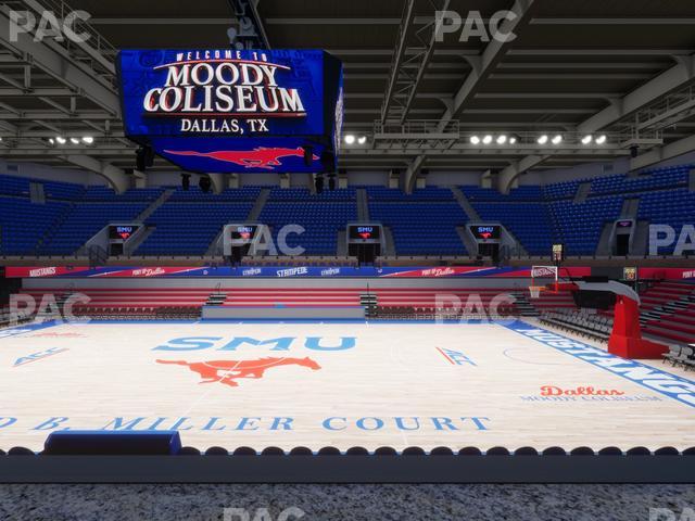 Moody Coliseum - Section Loge 9 Seat View Moody Coliseum - Section Loge 9 Seat View