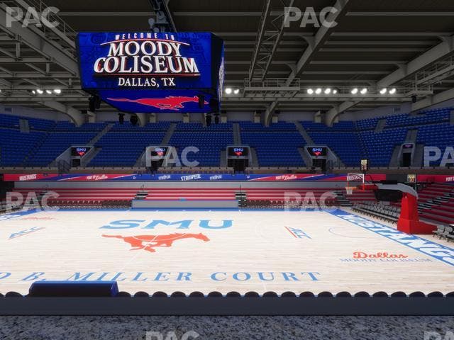 Moody Coliseum - Section Loge 9 Seat View