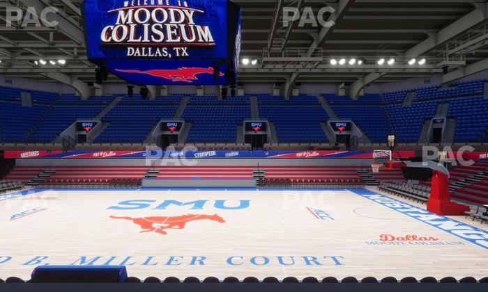 Moody Coliseum - Section Loge 9 Seat View