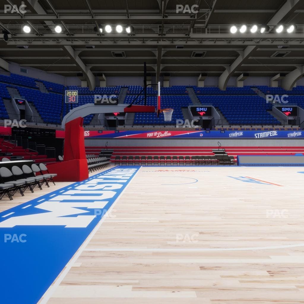Moody Coliseum - Section North Floor Seat View