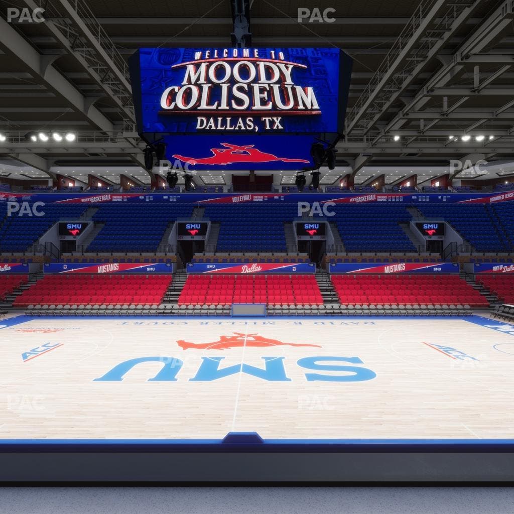 Moody Coliseum - Section South Loge 3 Seat View