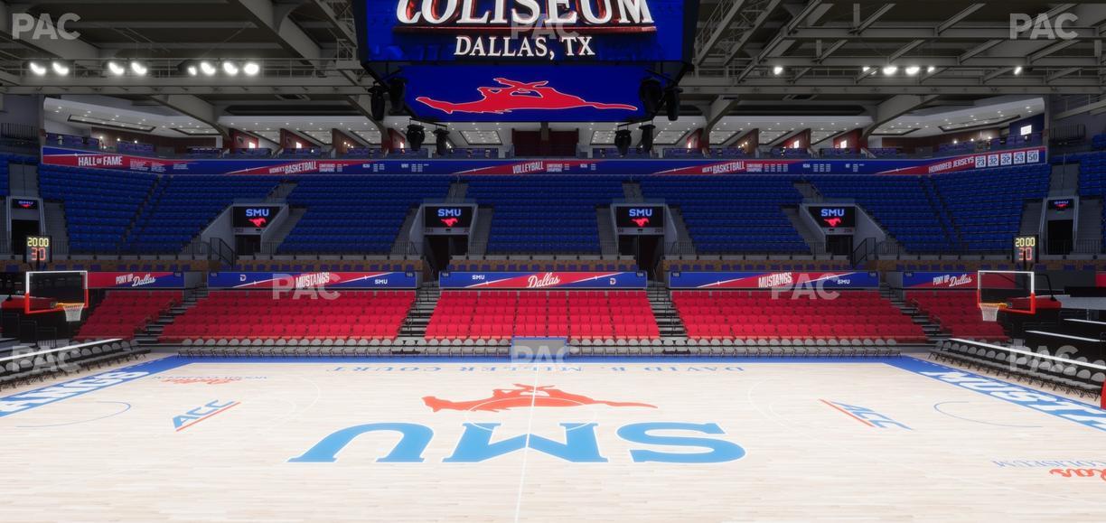 Moody Coliseum - Section South Loge 3 Seat View