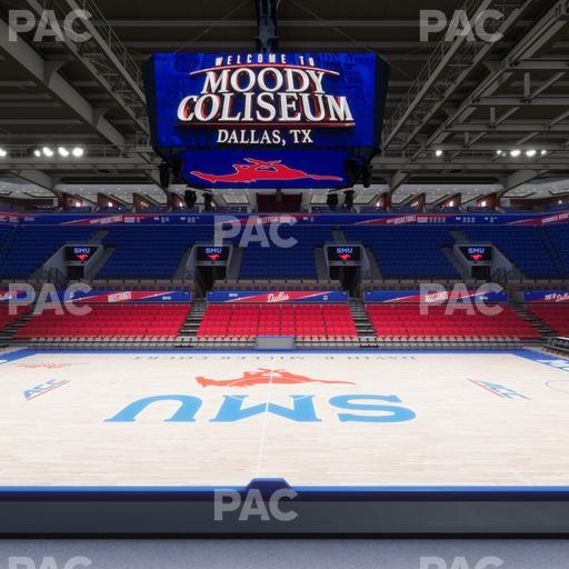 Moody Coliseum - Section South Loge 3 Seat View