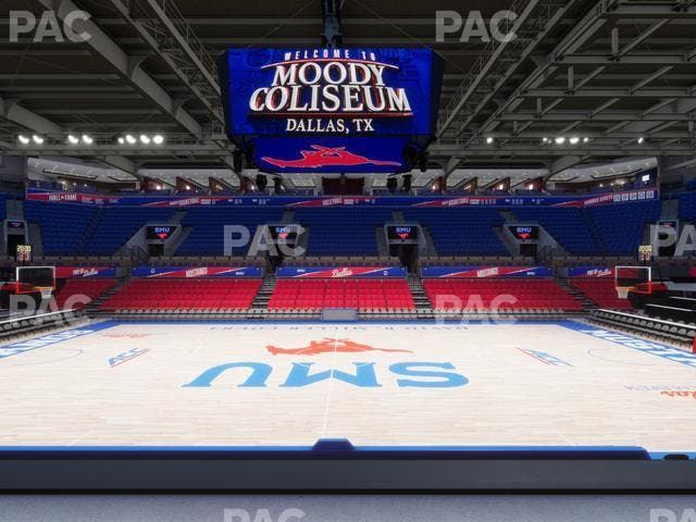 Moody Coliseum - Section South Loge 3 Seat View
