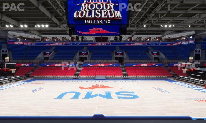 Moody Coliseum - Section South Loge 3 Seat View