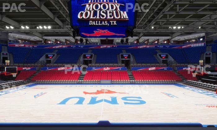 Moody Coliseum - Section South Loge 3 Seat View