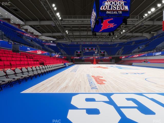 Moody Coliseum - Section West Floor Seat View Moody Coliseum - Section West Floor Seat View