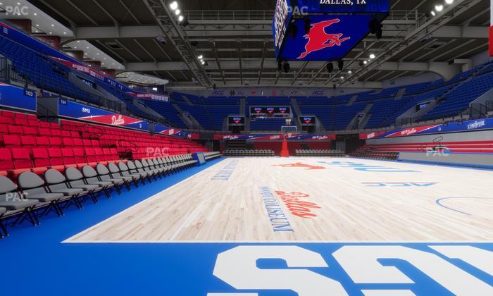 Moody Coliseum - Section West Floor Seat View