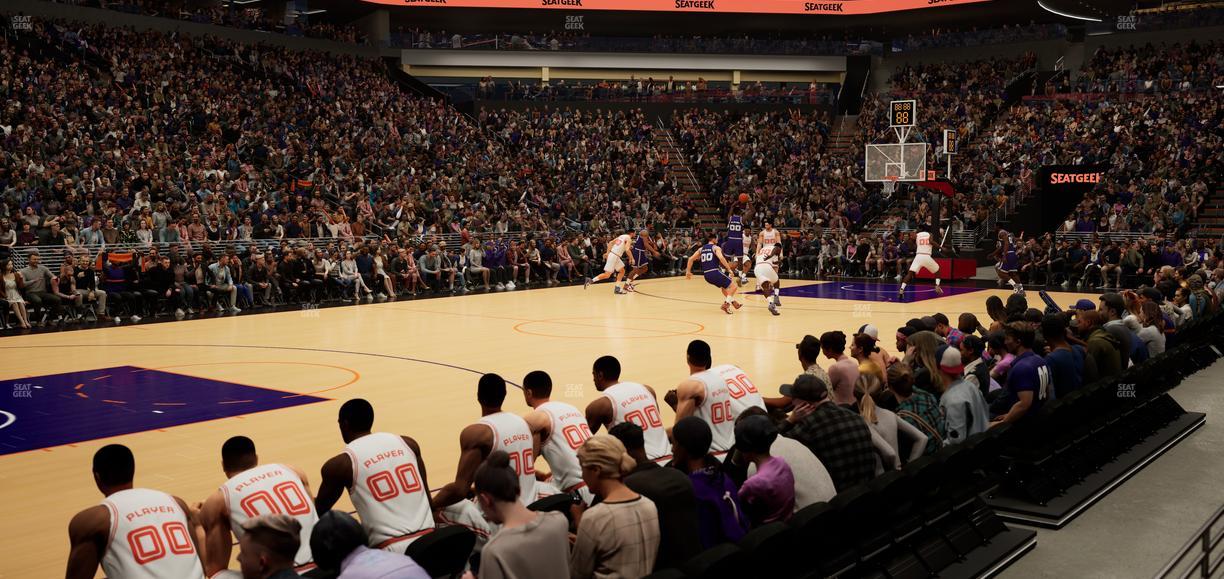 Mortgage Matchup Center - Section 104 Seat View