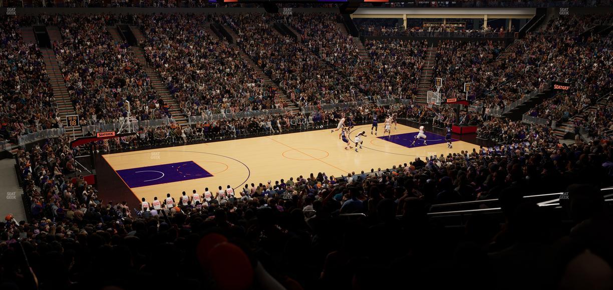 Mortgage Matchup Center - Section 104 Seat View