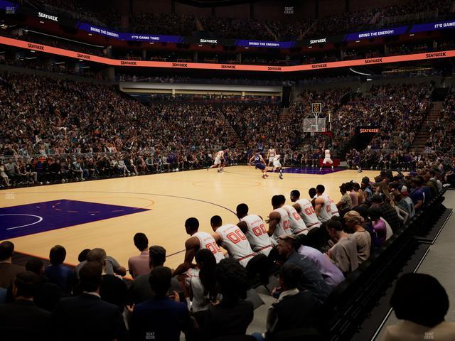 Mortgage Matchup Center - Section 105 Seat View