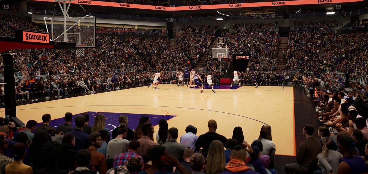 Mortgage Matchup Center - Section 107 Seat View