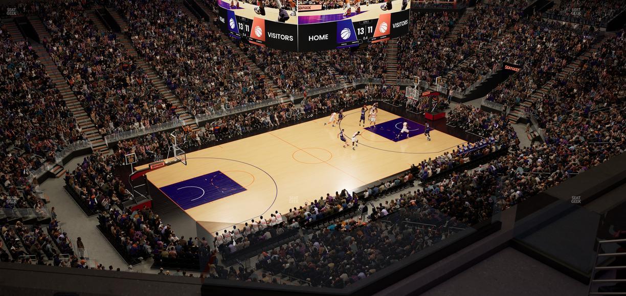 Mortgage Matchup Center - Section 206 Seat View